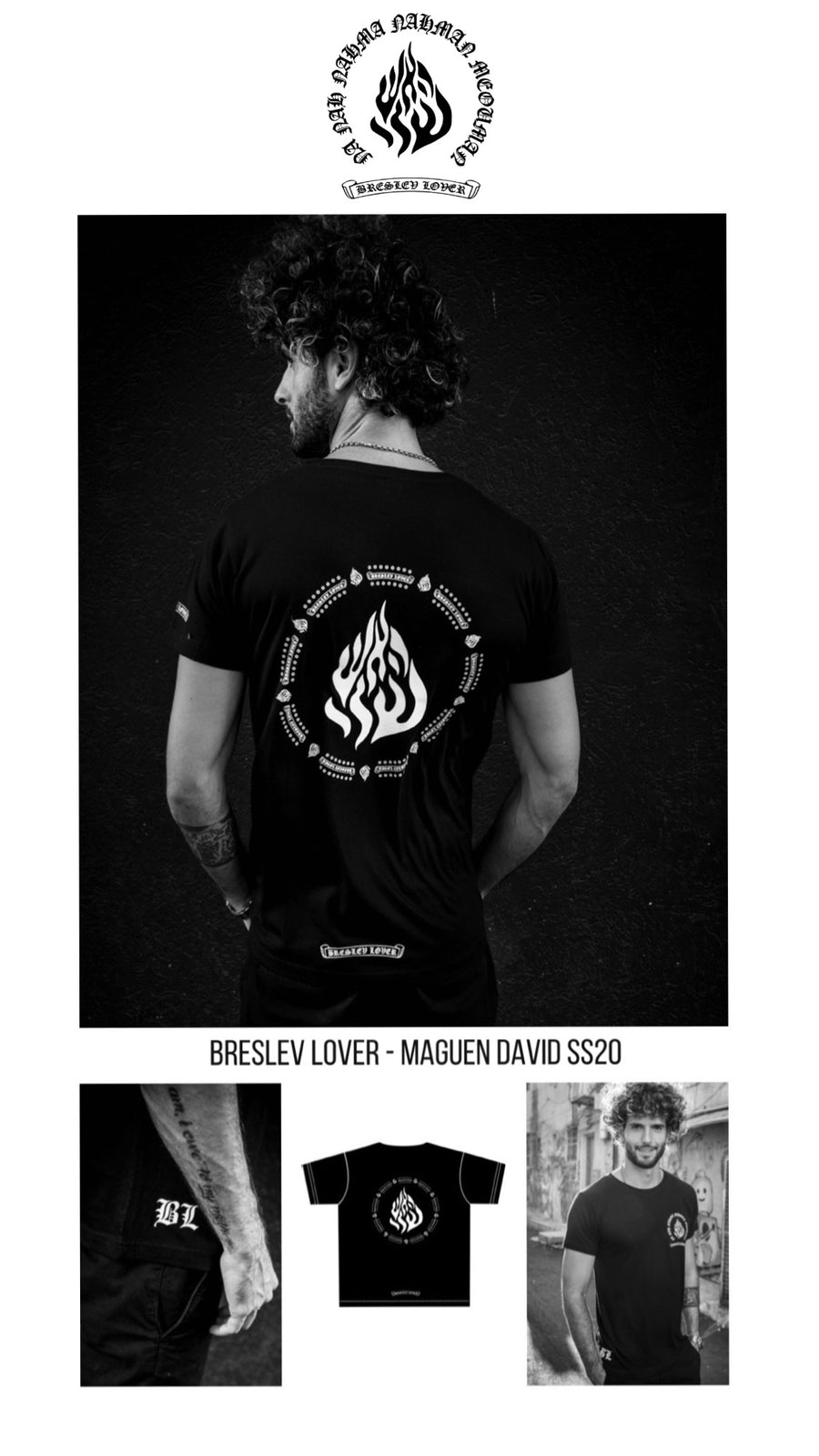 BL Limited Maguen David SS20 T shirt Black